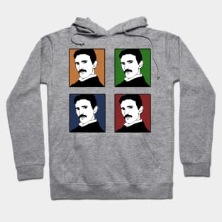 Tesla Pop Art Quads Hoodie